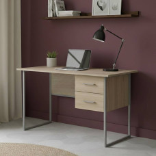 Письменный стол Ferrum-decor Дакота 75x140x60 серый ДСП Дуб Сонома 16мм (FRD-102321)