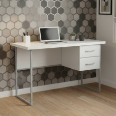 Письменный стол Ferrum-decor Дакота 76x140x60 серый ДСП Белое 32мм (FRD-102325)