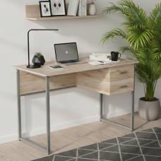 Компьютерный стол Ferrum-decor Дакота 75x120x70 серый ДСП Дуб Сан-Марино 16мм (FRD-102341)