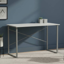 Письменный стол Ferrum-decor Дейв 75x100x60 серый ДСП Белое 16мм (FRD-102358)