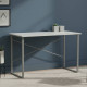 Письменный стол Ferrum-decor Дейв 75x100x60 серый ДСП Белое 16мм (FRD-102358) - фото 1