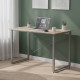 Компьютерный стол Ferrum-decor Дейв 75x100x60 серый ДСП Дуб Сан-Марино 16мм (FRD-102361) - фото 1
