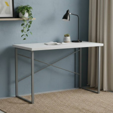 Письмовий стіл Ferrum-decor Дейв 76x100x60 сірий ДСП Біле 32мм (FRD-102363)