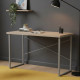Письменный стол Ferrum-decor Дейв 76x100x60 серый ДСП Дуб Сонома 32мм (FRD-102364) - фото 1