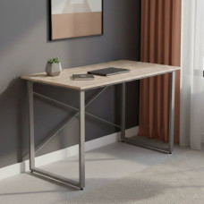 Компьютерный стол Ferrum-decor Дейв 75x100x60 серый ДСП Дуб Сан-Марино 32мм (FRD-102366)