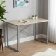 Компьютерный стол Ferrum-decor Дейв 75x120x60 серый ДСП Дуб Сан-Марино 16мм (FRD-102371) - фото 1