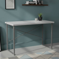 Письменный стол Ferrum-decor Дейв 76x120x60 серый ДСП Белое 32мм (FRD-102373)