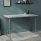 Письменный стол Ferrum-decor Дейв 76x120x60 серый ДСП Белое 32мм (FRD-102373) - фото 1