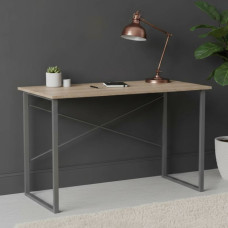 Письменный стол Ferrum-decor Дейв 75x140x60 серый ДСП Дуб Сонома 16мм (FRD-102379)