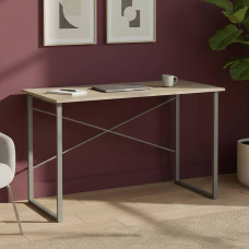 Письмовий стіл Ferrum-decor Дейв 75x100x70 сірий ДСП Дуб Сонома 16мм (FRD-102389)