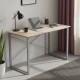 Компьютерный стол Ferrum-decor Дейв 75x100x70 серый ДСП Дуб Сан-Марино 32мм (FRD-102396) - фото 1
