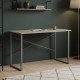 Письменный стол Ferrum-decor Дейв 75x120x70 серый ДСП Дуб Сонома 16мм (FRD-102399) - фото 1