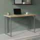 Письменный стол Ferrum-decor Дейв 76x120x70 серый ДСП Дуб Сонома 32мм (FRD-102404) - фото 1