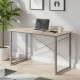 Компьютерный стол Ferrum-decor Дейв 75x120x70 серый ДСП Дуб Сан-Марино 32мм (FRD-102406) - фото 1