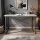 Письменный стол Ferrum-decor Дейв 76x140x70 серый ДСП Белое 32мм (FRD-102413) - фото 1