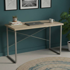 Письменный стол Ferrum-decor Дейв 76x140x70 серый ДСП Дуб Сонома 32мм (FRD-102414)