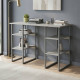 Письменный стол Ferrum-decor Карэн 75x120x60 серый ДСП Белое 16мм (FRD-102418) - фото 1