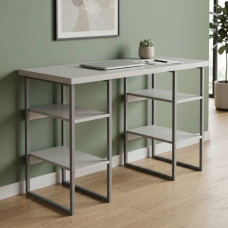 Письмовий стіл Ferrum-decor Карен 76x120x60 сірий ДСП Біле 32мм (FRD-102423)