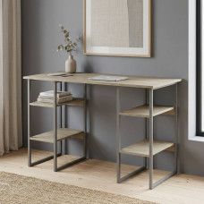 Письменный стол Ferrum-decor Карэн 75x140x70 серый ДСП Дуб Сонома 16мм (FRD-102449)