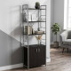 Етажерка 4/60 Ferrum-decor Серії Конект із тумбою 179x60x28 Сірий ДСП Сосна Кембра (FRD-102479) - фото 1