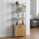 Етажерка 4/60 Ferrum-decor Серії Конект із тумбою 179x60x28 Сірий ДСП Артизан (FRD-102482) - фото 1