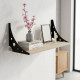 Полка настенная Ferrum-decor Ханди 2 240x600x240 металл Черный ДСП Сонома 16 мм (FRD-102578) - фото 1
