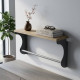 Полка настенная Ferrum-decor Юзиби 270x700x150 металл Серый ДСП Сонома 16 мм (FRD-102712) - фото 1