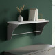 Полка настенная Ferrum-decor Комфи 260x600x240 металл Серый ДСП Белое 16 мм (FRD-102751) - фото 1