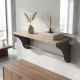 Полка настенная Ferrum-decor Комфи 260x600x240 металл Серый ДСП Дуб Сан-Марино 16 мм (FRD-102752) - фото 1