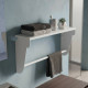 Полка настенная Ferrum-decor Свит 300x600x150 металл Белый ДСП Белое 16 мм (FRD-102807) - фото 1
