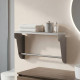 Полка настенная Ferrum-decor Свит 300x700x150 металл Серый ДСП Белое 16 мм (FRD-102835) - фото 1