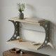 Полка настенная Ferrum-decor Букин 330x500x240 металл Серый ДСП Сонома 16 мм (FRD-102859) - фото 1