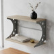 Полка настенная Ferrum-decor Букин 330x600x240 металл Серый ДСП Сонома 16 мм (FRD-102880) - фото 1