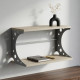 Полка настенная Ferrum-decor Букин 330x700x240 металл Серый ДСП Сонома 16 мм (FRD-102901) - фото 1