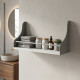 Полка настенная Ferrum-decor Изи 260x700x150 металл Серый ДСП Белое 16 мм (FRD-102961) - фото 1