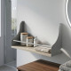 Полка настенная Ferrum-decor Изи 260x700x150 металл Серый ДСП Сонома 16 мм (FRD-102964) - фото 1