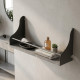 Настінна полиця Ferrum-decor Ізі 260x700x150 метал Сірий ДСП Бетон 16 мм (FRD-102967) - фото 1