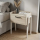 Модульна тумба Ferrum-decor Бетті 540x450x320 метал Білий ДСП Сонома 16 мм (FRD-102993) - фото 1