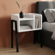 Тумба модульна Ferrum-decor Амелі 540x450x320 метал Чорний ДСП Біле 16 мм (FRD-103004) - фото 1