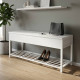 Банкетка з ящиком Ferrum-decor Дрейк 1 550x1000x400 метал Білий ДСП Біле 16 мм (FRD-103052) - фото 1