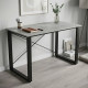 Письмовий стіл Ferrum-decor Драйв 75x100x60 Чорний метал ДСП Бетон 16 мм (FRD-103093) - фото 1