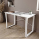 Письменный стол Ferrum-decor Драйв 75x120x60 Белый металл ДСП Белое 16 мм (FRD-103122) - фото 1