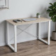 Письменный стол Ferrum-decor Драйв 75x120x60 Белый металл ДСП Дуб Сан-Марино 16 мм (FRD-103123) - фото 1