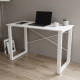 Письменный стол Ferrum-decor Драйв 75x140x60 Белый металл ДСП Белое 16 мм (FRD-103143) - фото 1