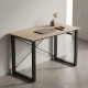 Письмовий стіл Ferrum-decor Драйв 75x120x70 Чорний метал ДСП Дуб Сан-Марино 16 мм (FRD-103172) - фото 1