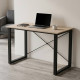 Письменный стол Ferrum-decor Драйв 75x120x60 Черный металл ДСП Дуб Сан-Марино 32 мм (FRD-103318) - фото 1