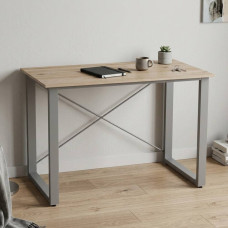 Письмовий стіл Ferrum-decor Драйв 75x120x60 Сірий метал ДСП Дуб Сан-Марино 32 мм (FRD-103325)