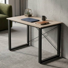 Письменный стол Ferrum-decor Драйв 75x100x70 Черный металл ДСП Дуб Сан-Марино 32 мм (FRD-103360)