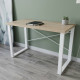 Письмовий стіл Ferrum-decor Драйв 75x120x70 Білий метал ДСП Дуб Сонома 32 мм (FRD-103397) - фото 1