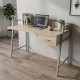 Письменный стол Ferrum-decor Комфорт 75x120x60 Серый металл ДСП Дуб Сонома 32 мм (FRD-103453) - фото 1
